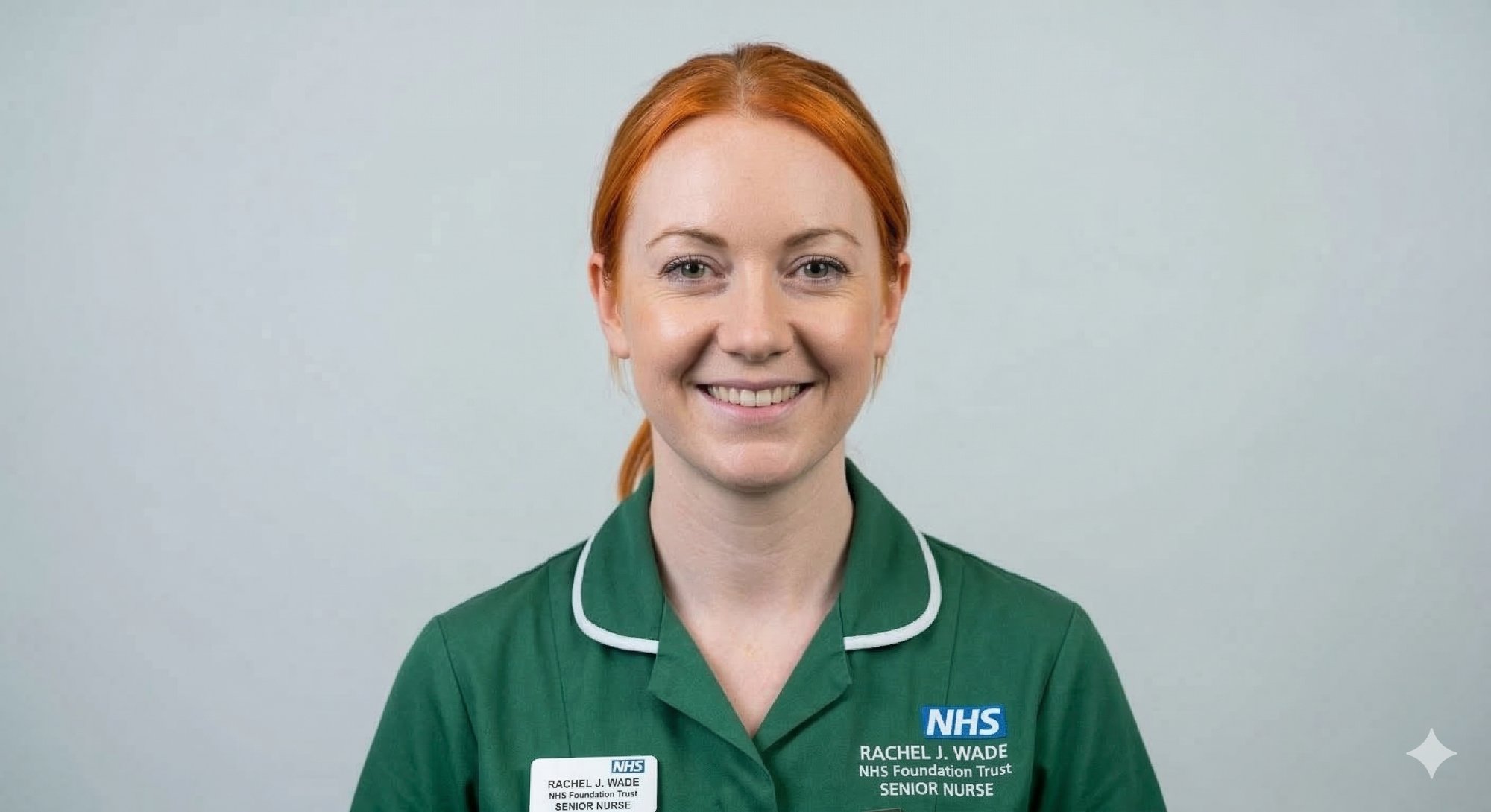 NHS nurse in ophthalmology clinic